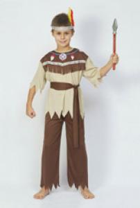 This brave indian costume comes with shirt  pants and headband Perfect for any Cowboys and Indians
