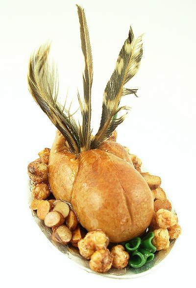 Individually Handcrafted Roast Pheasant Platter