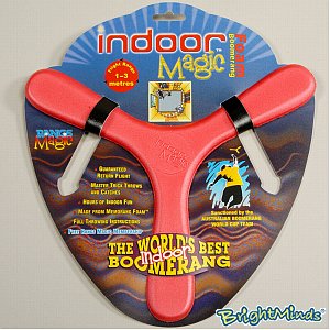 Soft and safe for use indoors - Soft and safe for indoor use this boomerang is easy to throw and cat