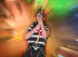 Unbranded Indoor parachute simulator