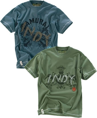 Indystar is the label for free-thinking individuals, and these Eastern-inspired Tee Shirts are reall