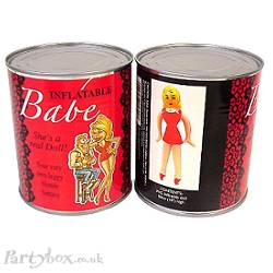 Inflatable Babe in a Tin - 50cms