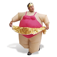 Inflatable Ballerina Costume