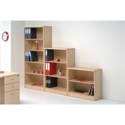 Medium Bookcase Shelf heights are adjustable WxDxH: 800x350x1200mm Maple