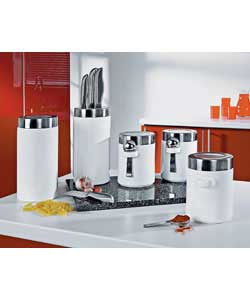 Unbranded Inspire 10 Piece Ceramic Storage and Knife Set