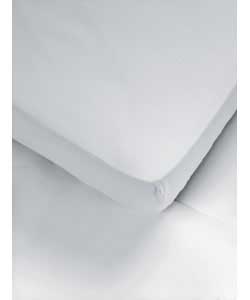 Unbranded Inspire 300 Thread Count Double Fitted Sheet - Crystal