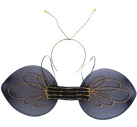 Become a cute little bee and start sucking up that nectar. This wings and antennae combo make your