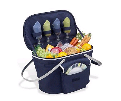 Unbranded Insulted Picnic Basket - Collapsible