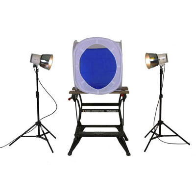 Unbranded Interfit INT318 500 Watt Tungsten kit with 60cm