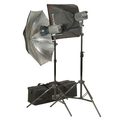 Unbranded Interfit Stellar 1000W Two head Umbrella/Softbox
