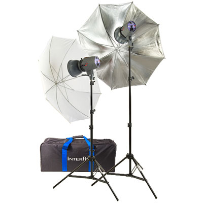 Unbranded Interfit Venus 150W Twin Umbrella Kit