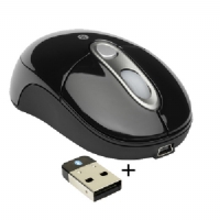 Unbranded Interlink Bluetooth Mouse - Black With Dongle