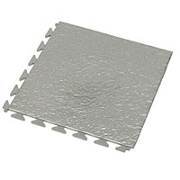 Interlock Durable Floor Tile Slate Silver