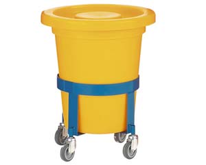 Unbranded Interstacking bins optional dolly