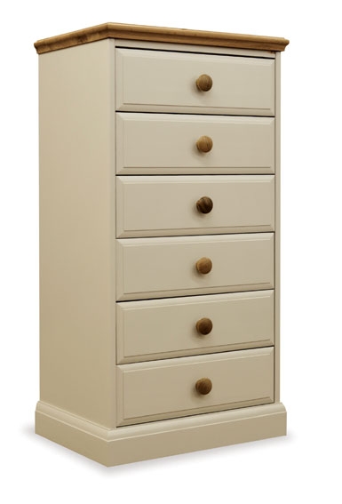 Unbranded Intone Painted and Oak 6 Drawer Chest - choice