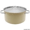 Unbranded Intwo Living Colours Cream 24cm Casserole With