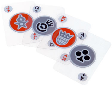 These playing cards are waterproof, tear-proof and durable as well as transparent. They are packaged