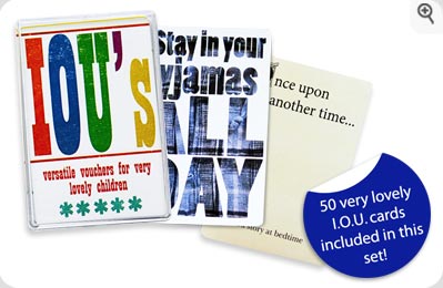 Unbranded IOU Vouchers For Kids