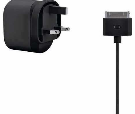 Compatible with various devices. this iPod and iPhone home charger allows you to recharge your compatible device with ease. 0.9m sync cable. 1 USB port. This charger offers flexibility on device placement when charging your audio player. Compatible w