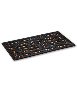 Iron Effect Rectangular Mat