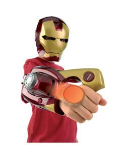 Iron Man Mask and Repulsor Gauntlet. Become Iron Man with this awesome role play kit! Comes with mas