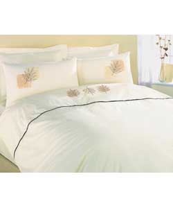 Isabella King Size Duvet Cover Set - Natural