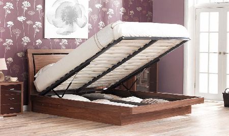 Unbranded Isabella Ottoman Bedstead - Walnut