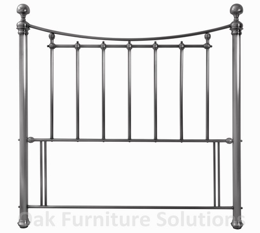 Unbranded Isabelle Antique Nickel Headboard - 135cm -