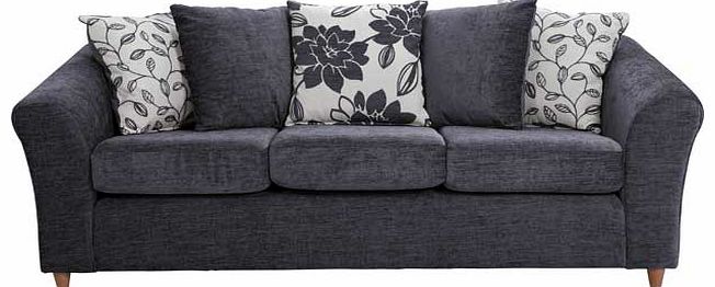 Unbranded Isabelle Large Sofa - Charcoal