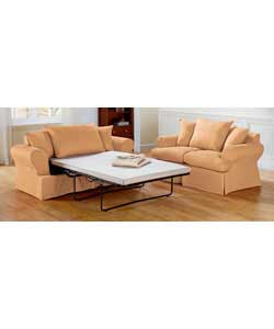 Unbranded Isabelle Sofabed   Free Regular Sofa - Latte