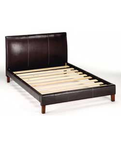 Islington Chocolate Double Bedstead - Frame Only