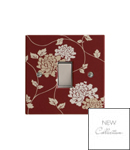 Unbranded ISODORE CRANBERRY SWITCHPLATE