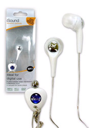 iSound Dynamic Earbuds design, ensures you only hear your music and no outside interference