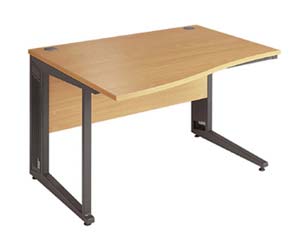 IT elegance wave standard desk