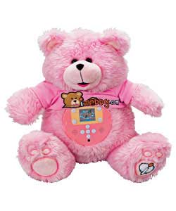 Only at Argos. Interactive teddy bear with personal  media player built in - cuddly companion for le