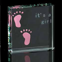 Its A Girl Paperweight