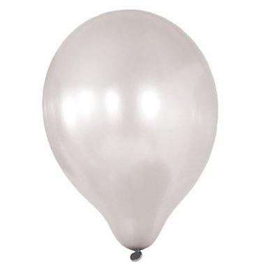 Unbranded ivory Balloons - 100 in pack