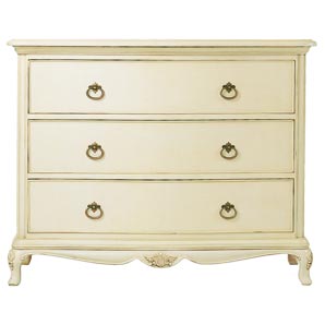Ivory Collection Three Drawer Chest