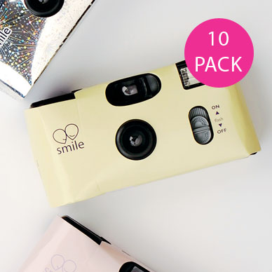 Unbranded Ivory disposable camera - 10 pack