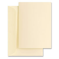 ivory invitations and envelopes