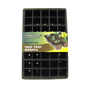 Unbranded J. Arthur Bower 40-Cell Seed Tray Inserts  5 Pack