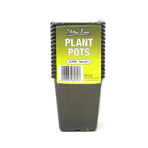 Unbranded J. Arthur Bowers 9cm/3  Inch Plastic Plant Pots