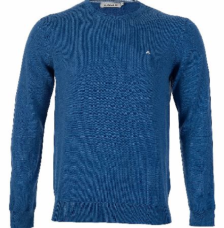 Unbranded J.Linderberg Crew Neck Melvin Jumper Blue