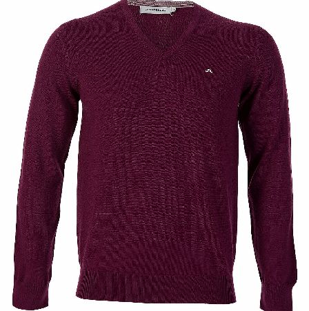 Unbranded J.Linderberg Melvin Fine Cotton V-Neck Jumper