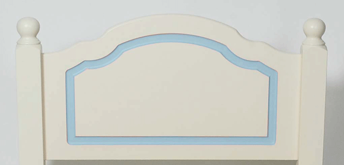 Unbranded Jack and Jemima Kids Headboard - Painted Solid