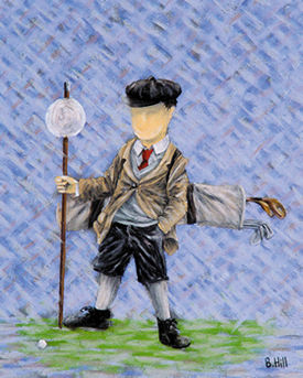 Unbranded Jack the Lad Limited Edition Golf Print by Brian