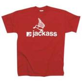 Jackass - Trolley / Logo (Red - T-Shirt) (Large - T-Shirt)