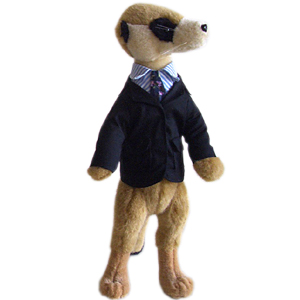 Unbranded (Jacket And Tie) Meerkat Soft Toys