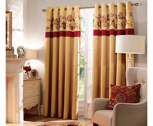 These lovely curtains have been designed exclusively for us, making them even more special. Exquisite embroidery and pintuck detailing on a faux linen base. Suited to any room in your home, and the ideal way to make over your room without having to t