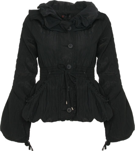 Unbranded Jair drawstring crinkle jacket